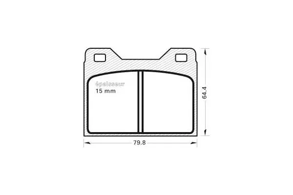 Brake Pad Set, disc brake (61)