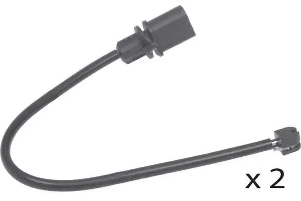 Warning Contact, brake pad wear (TU274)