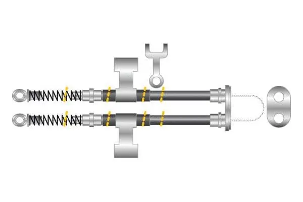 Cable Pull, parking brake (CF5259)