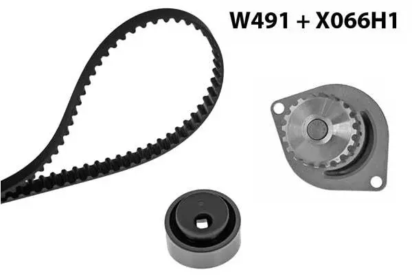 Water Pump & Timing Belt Kit (491K3)