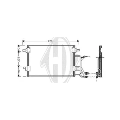 Condenser, air conditioning (DCC1027)