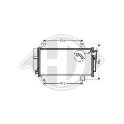 Condenser, air conditioning (DCC1234)