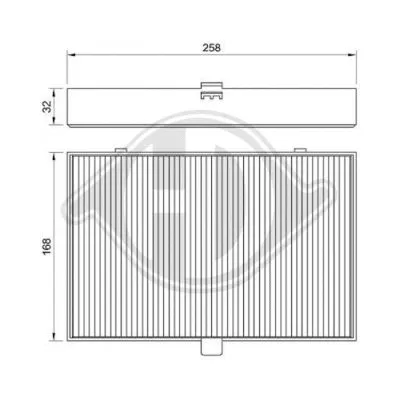 Filter, cabin air (DCI0030)