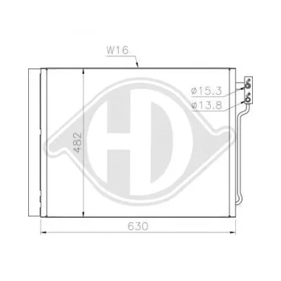 Condenser, air conditioning (DCC1577)