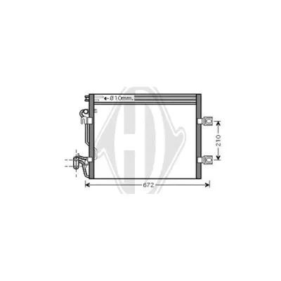 Condenser, air conditioning (DCC1266)