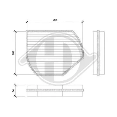 Filter, cabin air (DCI1800)