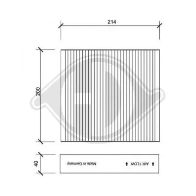 Filter, cabin air (DCI1137)