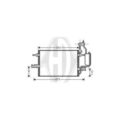 Condenser, air conditioning (DCC1300)