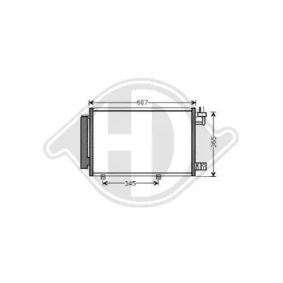Condenser, air conditioning (DCC1640)