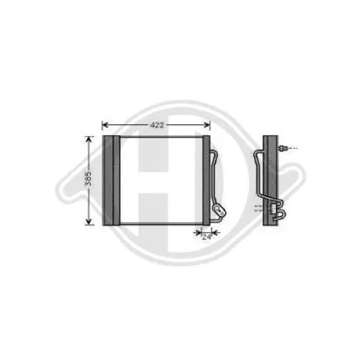 Condenser, air conditioning (DCC1683)