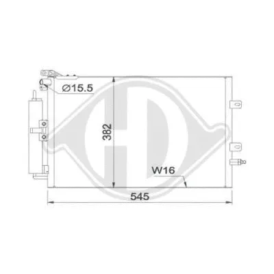 Condenser, air conditioning (DCC1766)