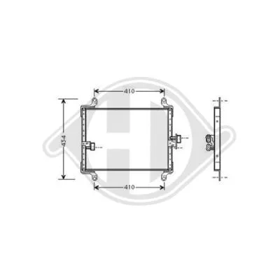Condenser, air conditioning (DCC1140)
