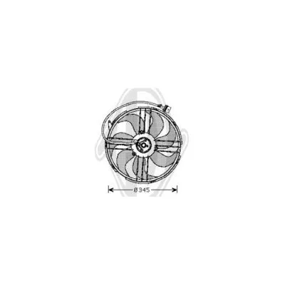 Fan, engine cooling (DCL1212)