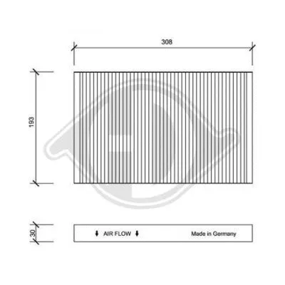 Filter, cabin air (DCI1029)