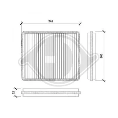 Filter, cabin air (DCI0813)