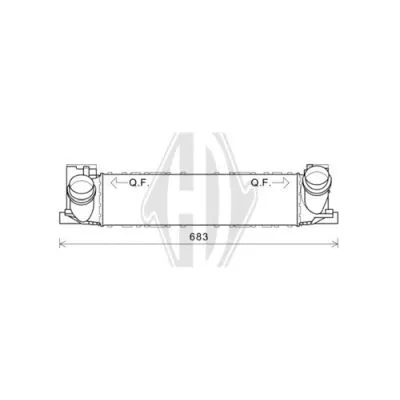 Charge Air Cooler (DCA1083)