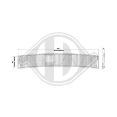 Filter, cabin air (DCI1055)