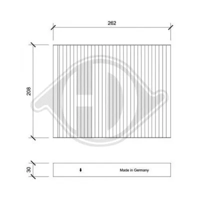 Filter, cabin air (DCI0221)