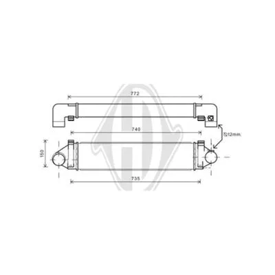 Charge Air Cooler (DCA1141)