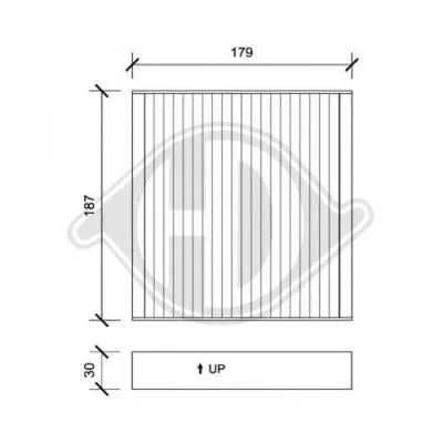 Filter, cabin air (DCI0089)