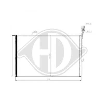 Condenser, air conditioning (DCC1866)