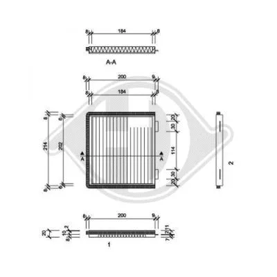 Filter, cabin air (DCI1098)