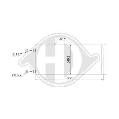 Condenser, air conditioning (DCC1575)