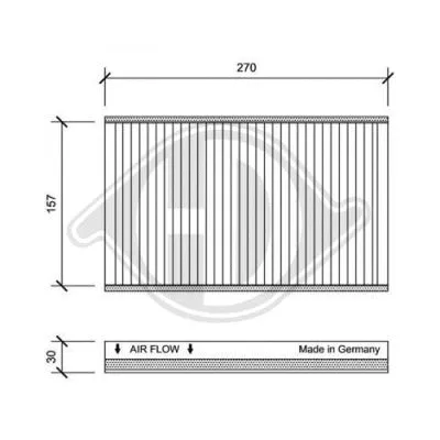 Filter, cabin air (DCI1188)