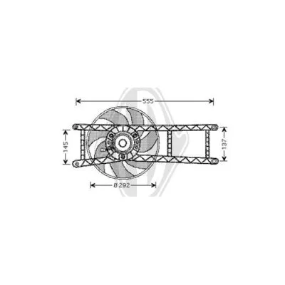 Fan, engine cooling (DCL1096)