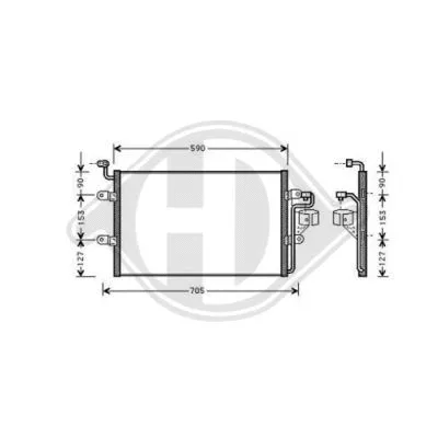 Condenser, air conditioning (DCC1438)