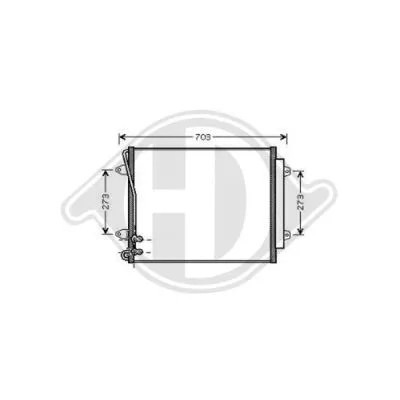 Condenser, air conditioning (DCC1858)