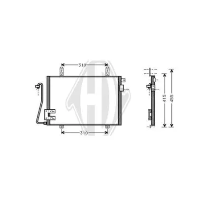 Condenser, air conditioning (DCC1325)
