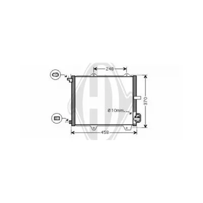 Condenser, air conditioning (DCC1386)