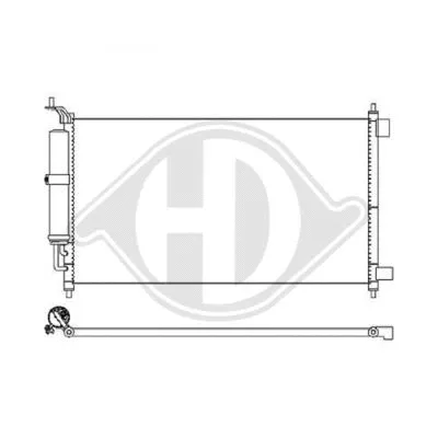 Condenser, air conditioning (DCC1110)