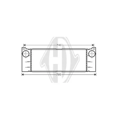 Charge Air Cooler (DCA1074)