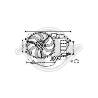 Fan, engine cooling (DCL1041)