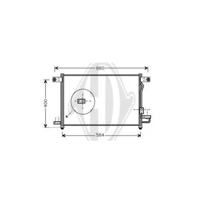 Condenser, air conditioning (DCC1883)