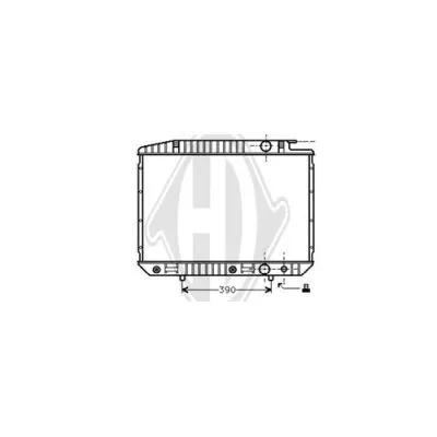 Radiator, engine cooling (DCM2320)