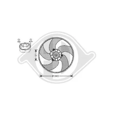 Fan, engine cooling (DCL1166)
