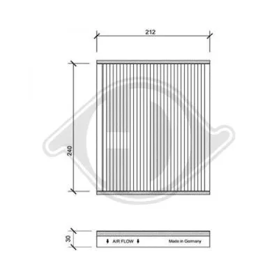 Filter, cabin air (DCI1087)