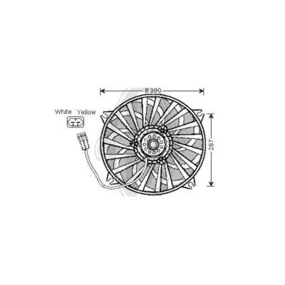 Fan, engine cooling (DCL1070)