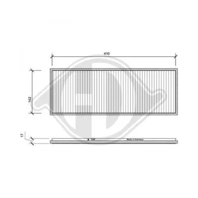 Filter, cabin air (DCI1001)