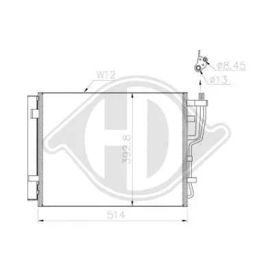 Condenser, air conditioning (DCC1902)
