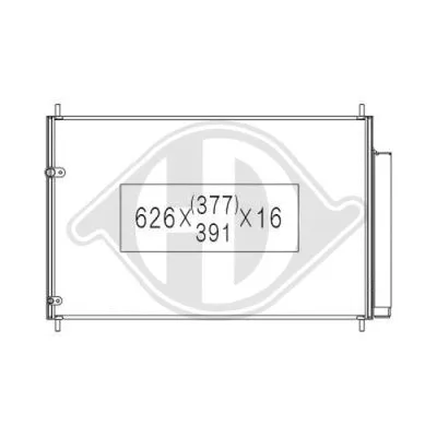 Condenser, air conditioning (DCC1816)