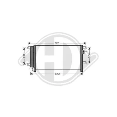 Condenser, air conditioning (DCC1681)