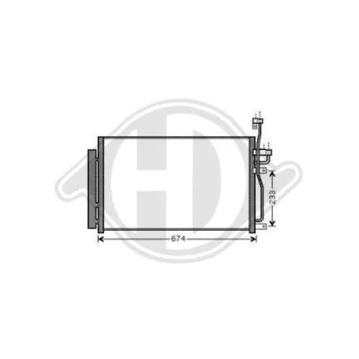Condenser, air conditioning (DCC1732)