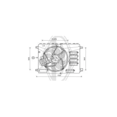 Fan, engine cooling (DCL1125)