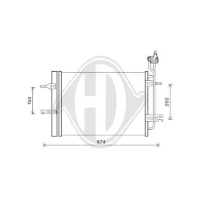 Condenser, air conditioning (DCC1742)