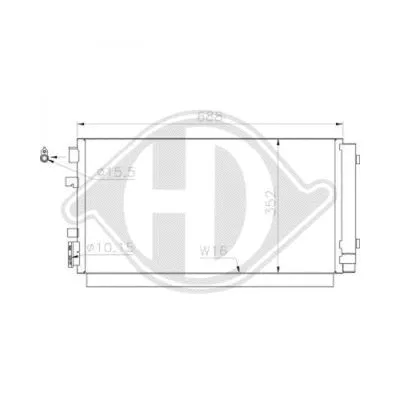 Condenser, air conditioning (DCC1773)