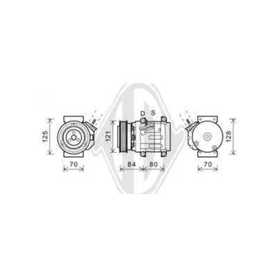 Compressor, air conditioning (DCK1155)
